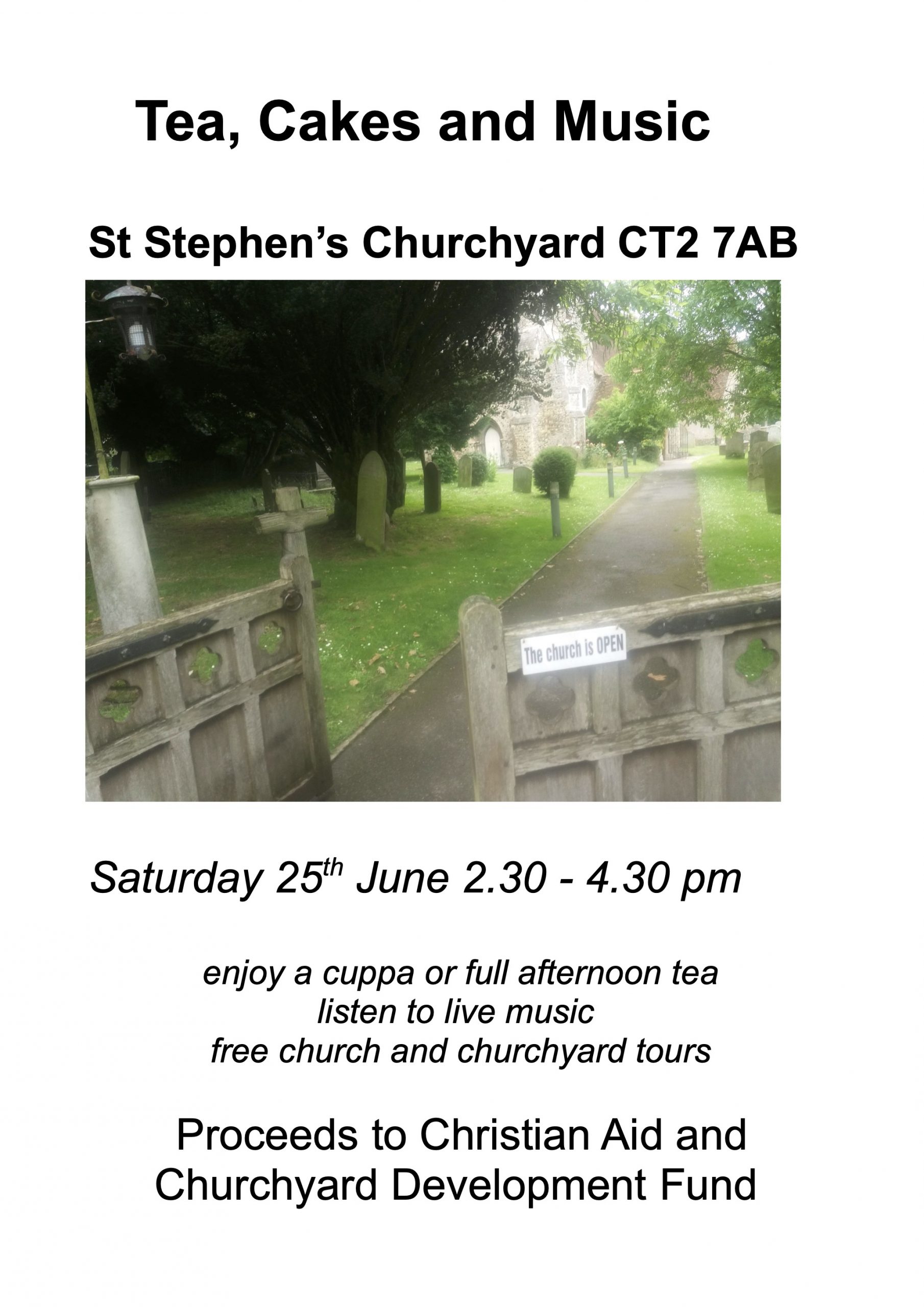St Stephen’s Residents’ Association: Tea, Cakes and Music