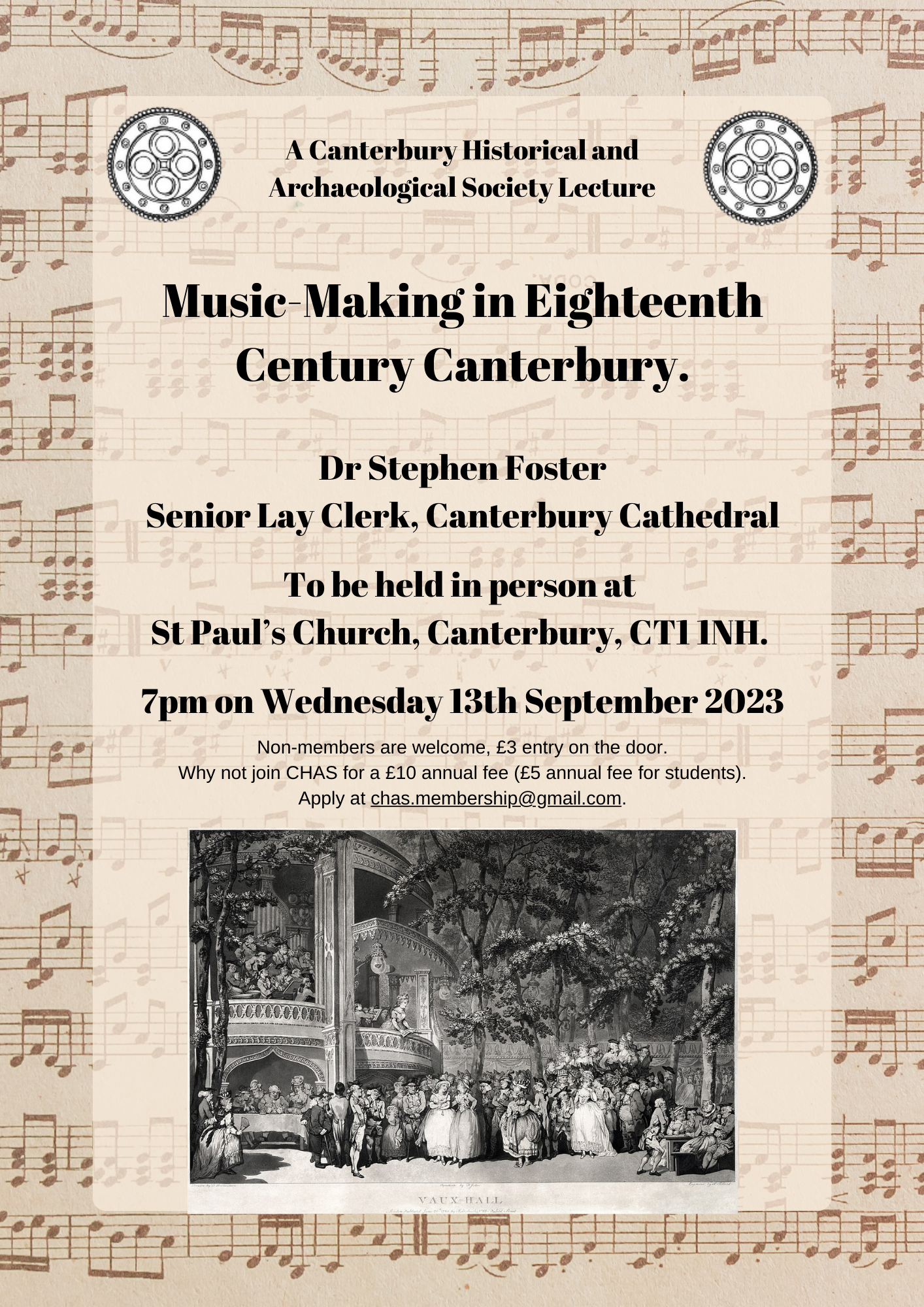 Music Making in 18th Century Canterbury