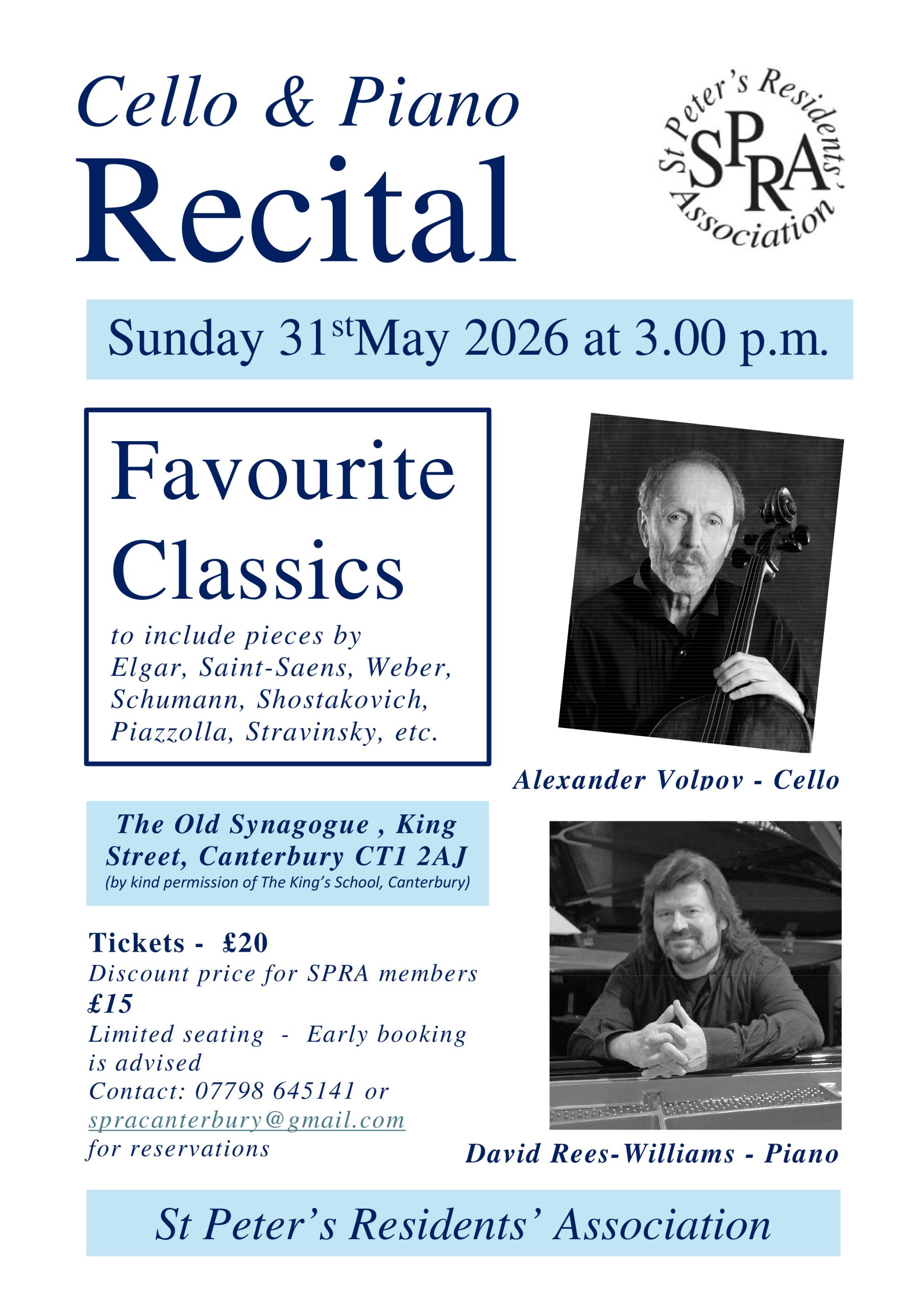 Recital (Cello & Piano)